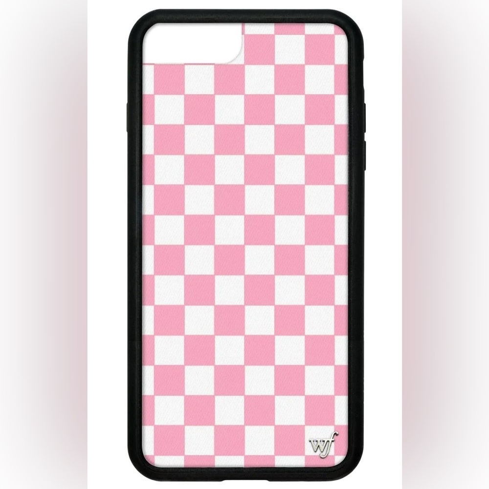 Wildflower iPhone Plus Case 6+ 7+ 8+ (Limited Edition) Pink Checks Plus